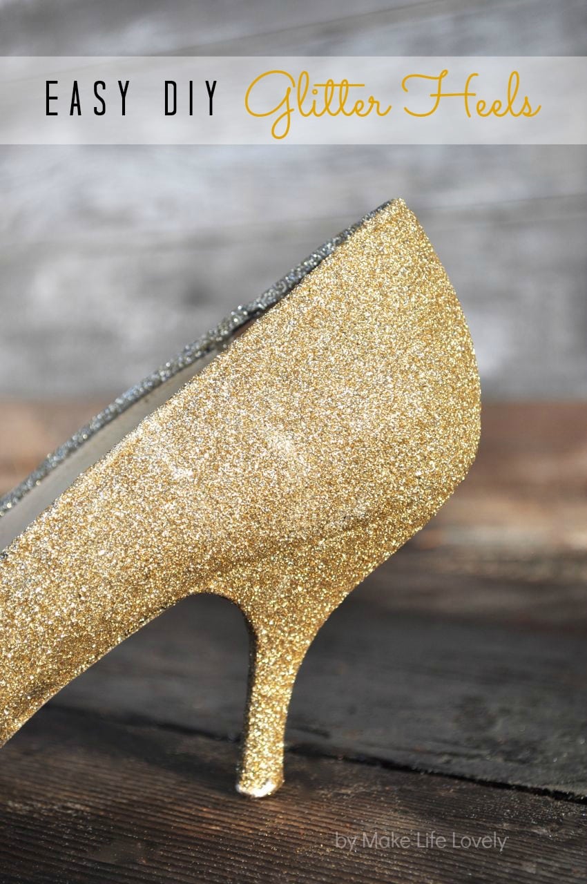 So Glam Glitter Mesh Block Heels | Windsor