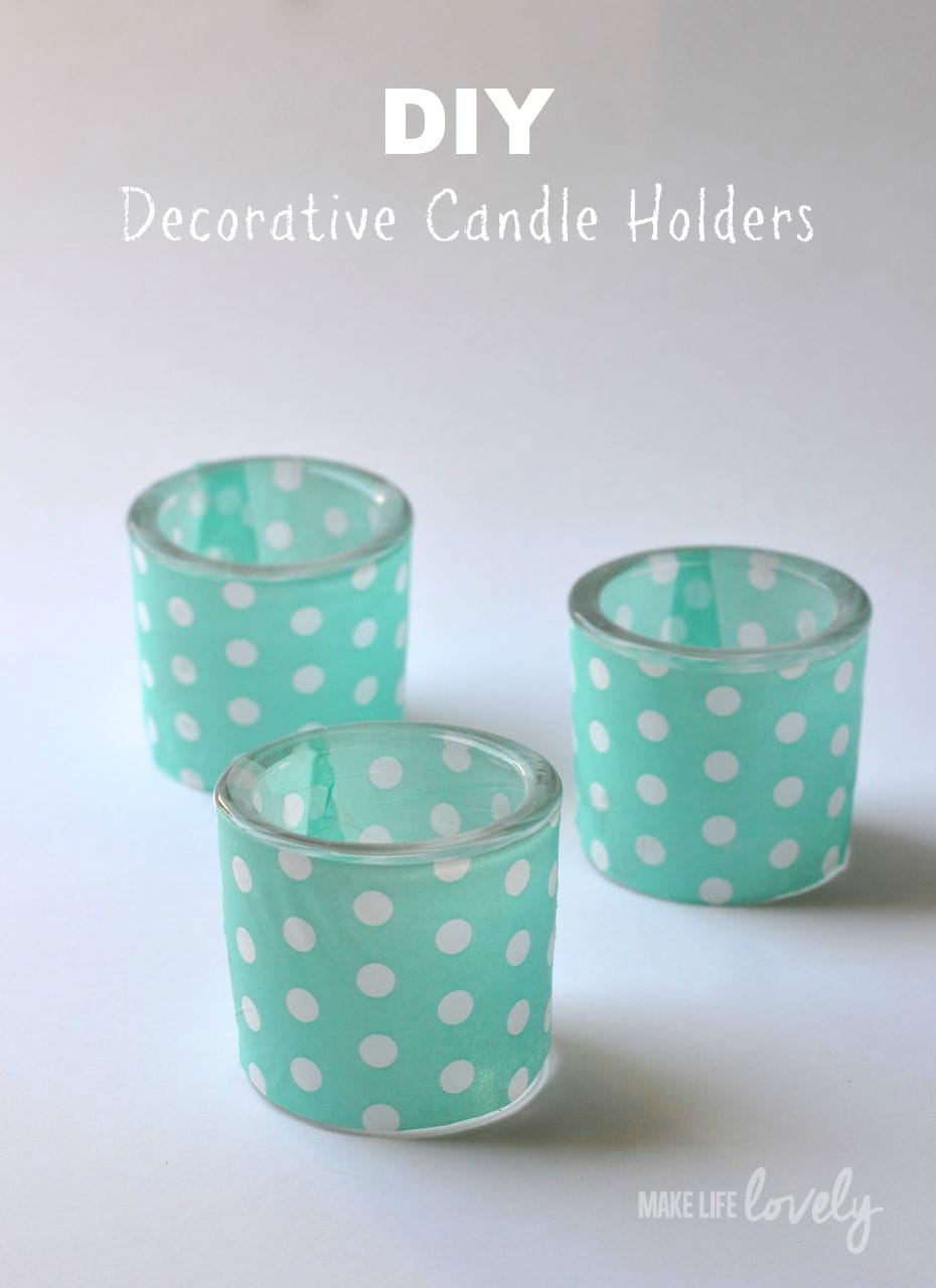 Diy Tea Light Holders 50 Gift Card Giveaway Make Life