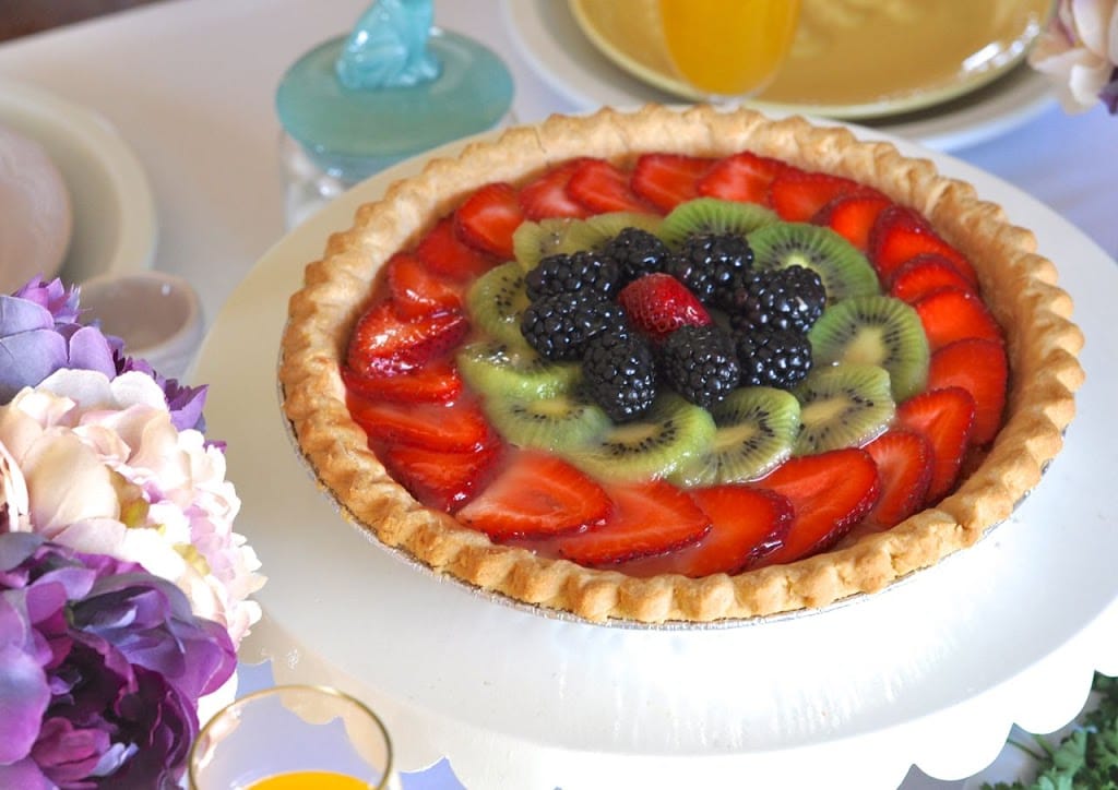 Fresh fruit tart recipe for Easter brunch
