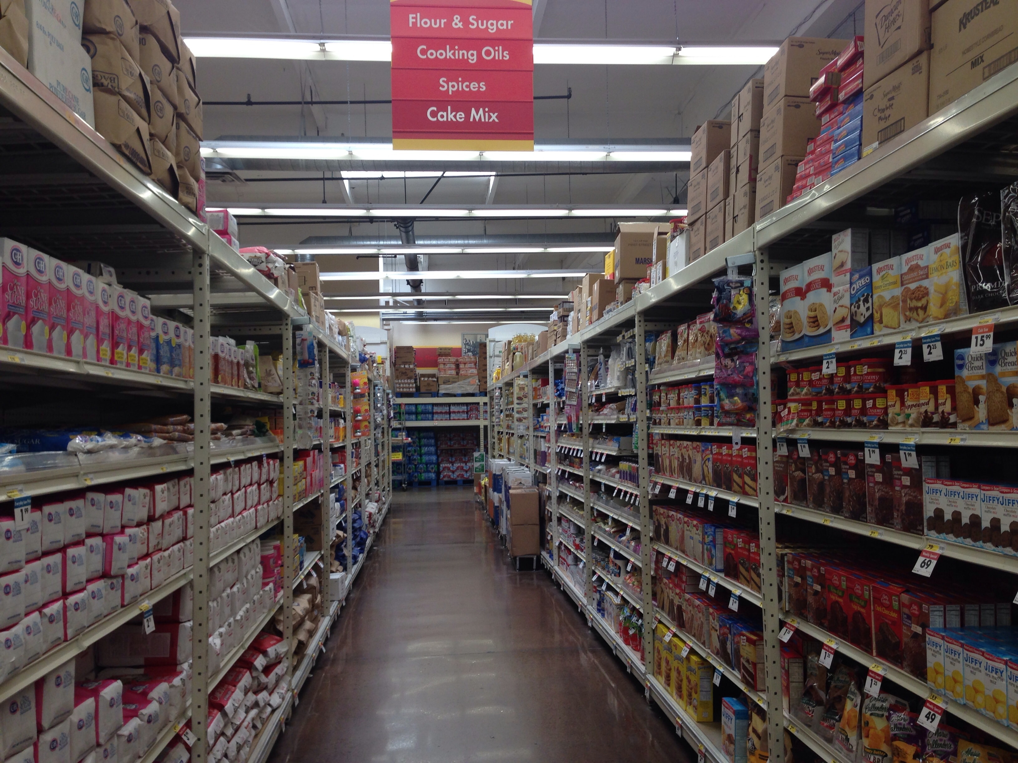 Smart & Final Baking Aisle shop Make Life Lovely