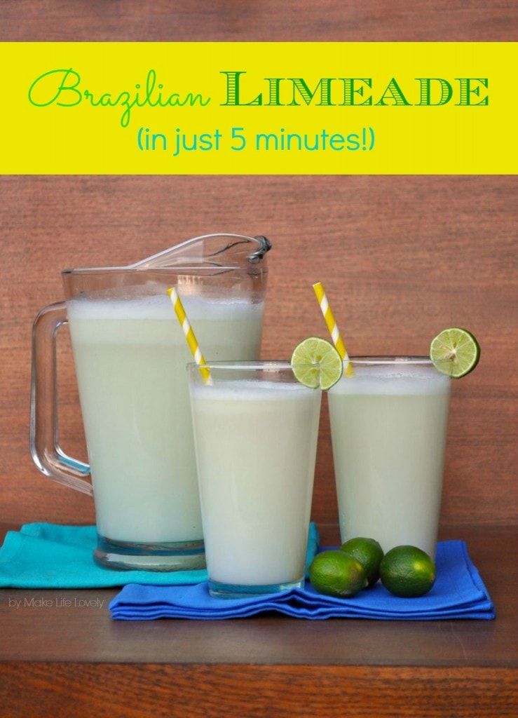Brazilian Limeade Recipe | by Make Life Lovely