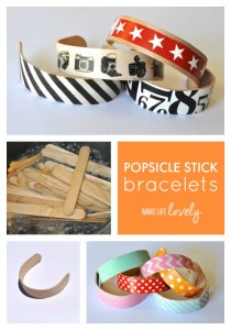 Popsicle Stick Bracelets- Cheap, easy, and fun!