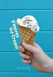 Delicious S'mores Ice Cream Recipe | by Make Life Lovely