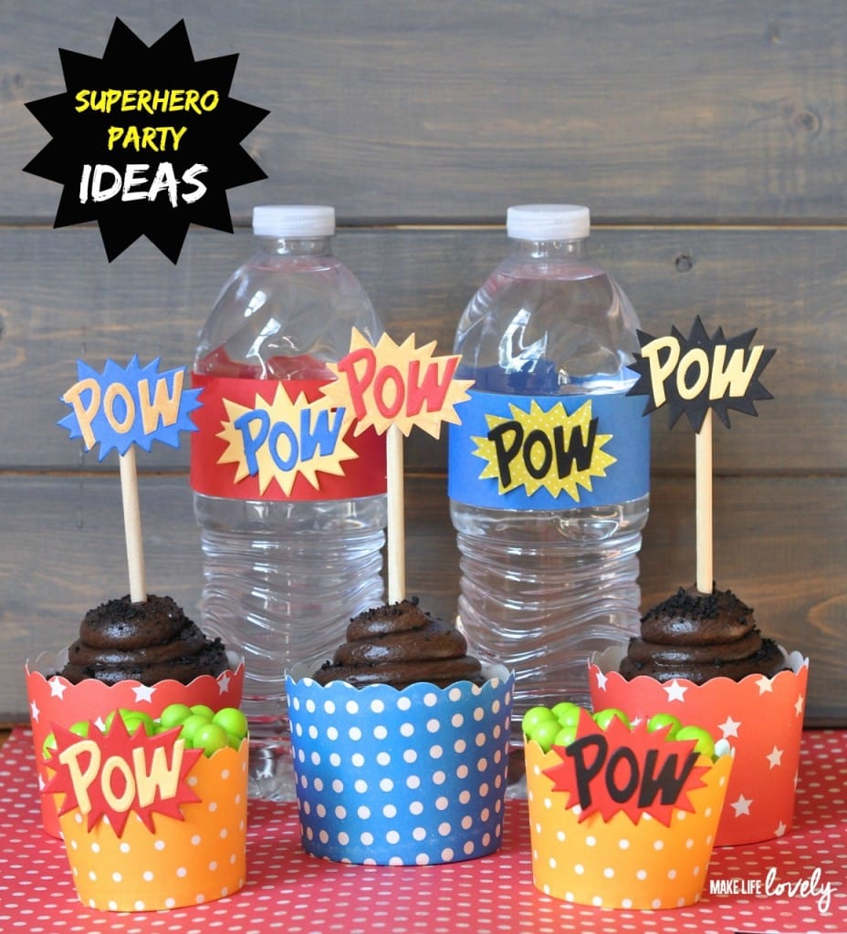 Superhero Party Ideas by Make Life Lovely