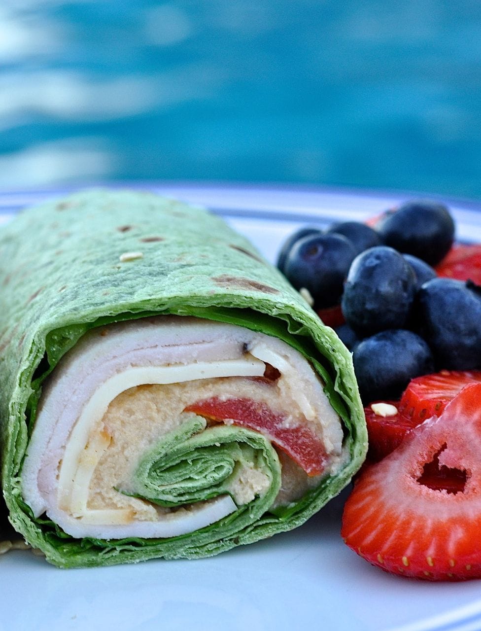 Turkey Hummus Wraps + A Summer Party Make Life Lovely