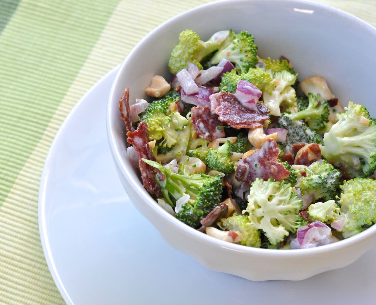 Broccoli Salad with Greek Yogurt Make Life Lovely