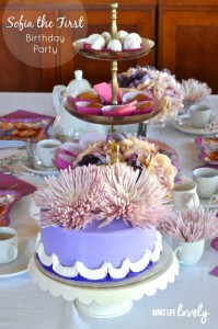 Sofia the First Birthday Party by Make Life Lovely