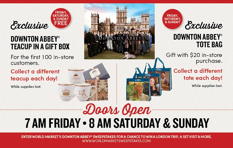 Downton Abbey and World Market