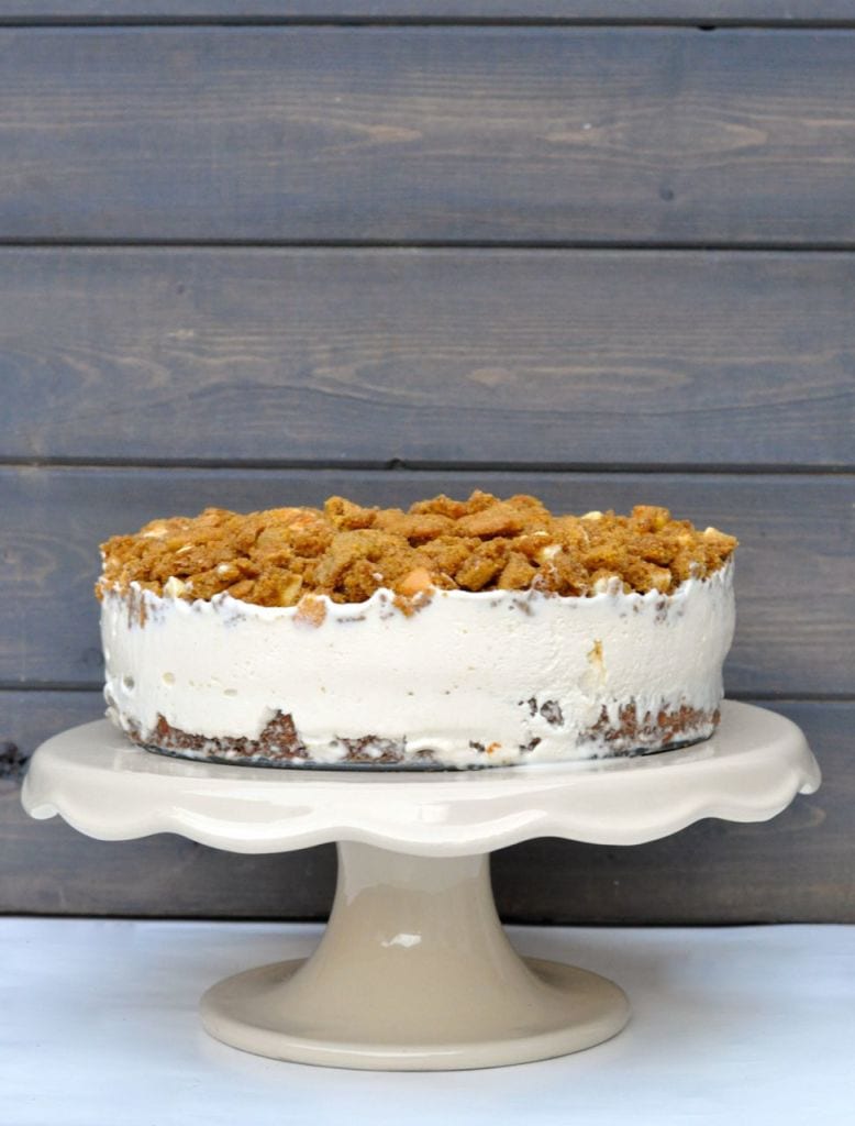 Pumpkin Spice Chocolate Chip Cookie Ice Cream Cake