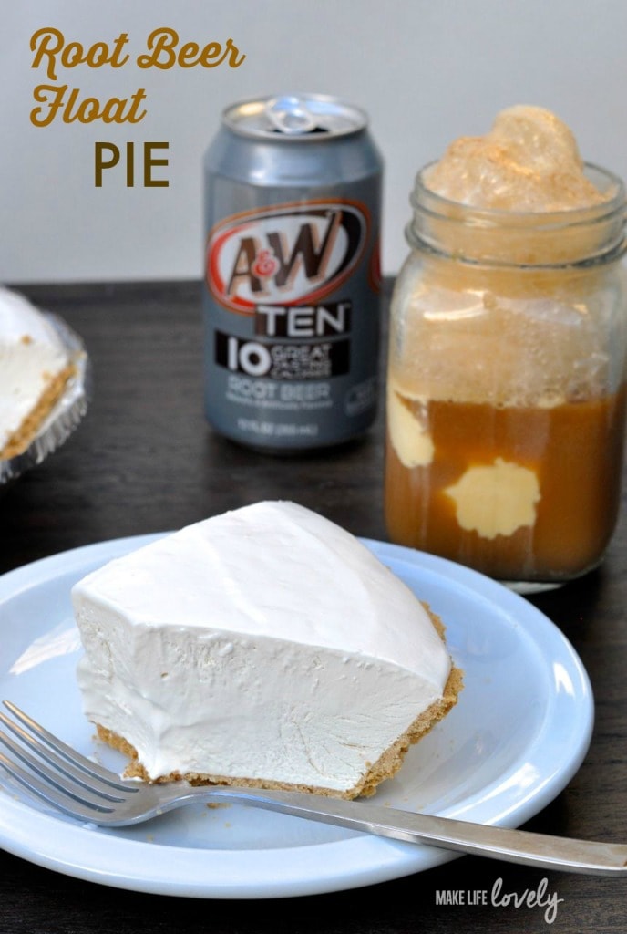 Root beer float pie