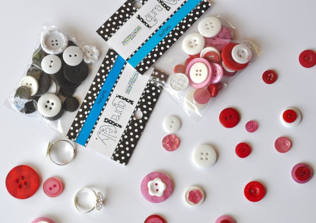 Button Rings DIY