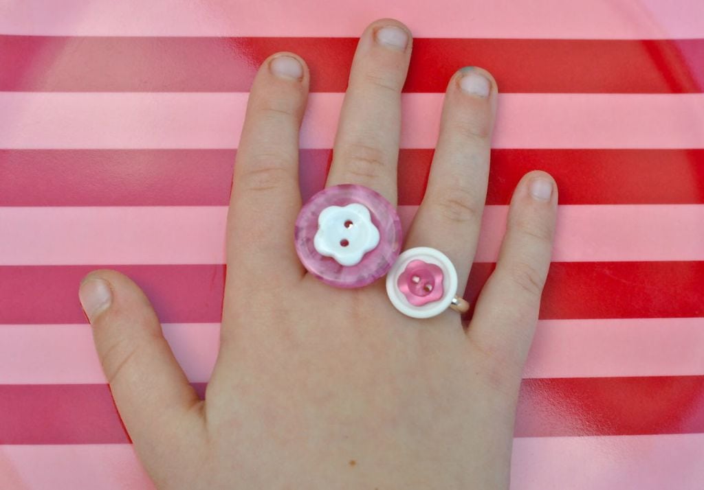 Button Rings for Kids