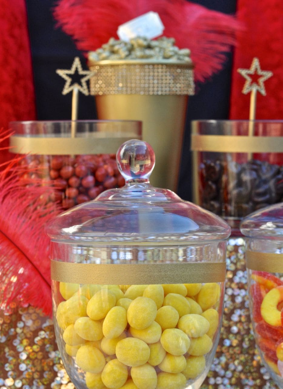 Oscars Party Candy Buffet - Make Life Lovely, image size:934x1280