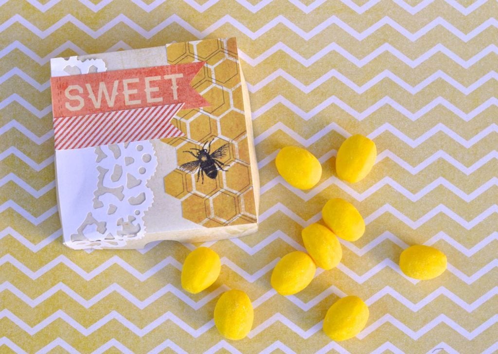 Treat Box with Sizzix Pizza Box die