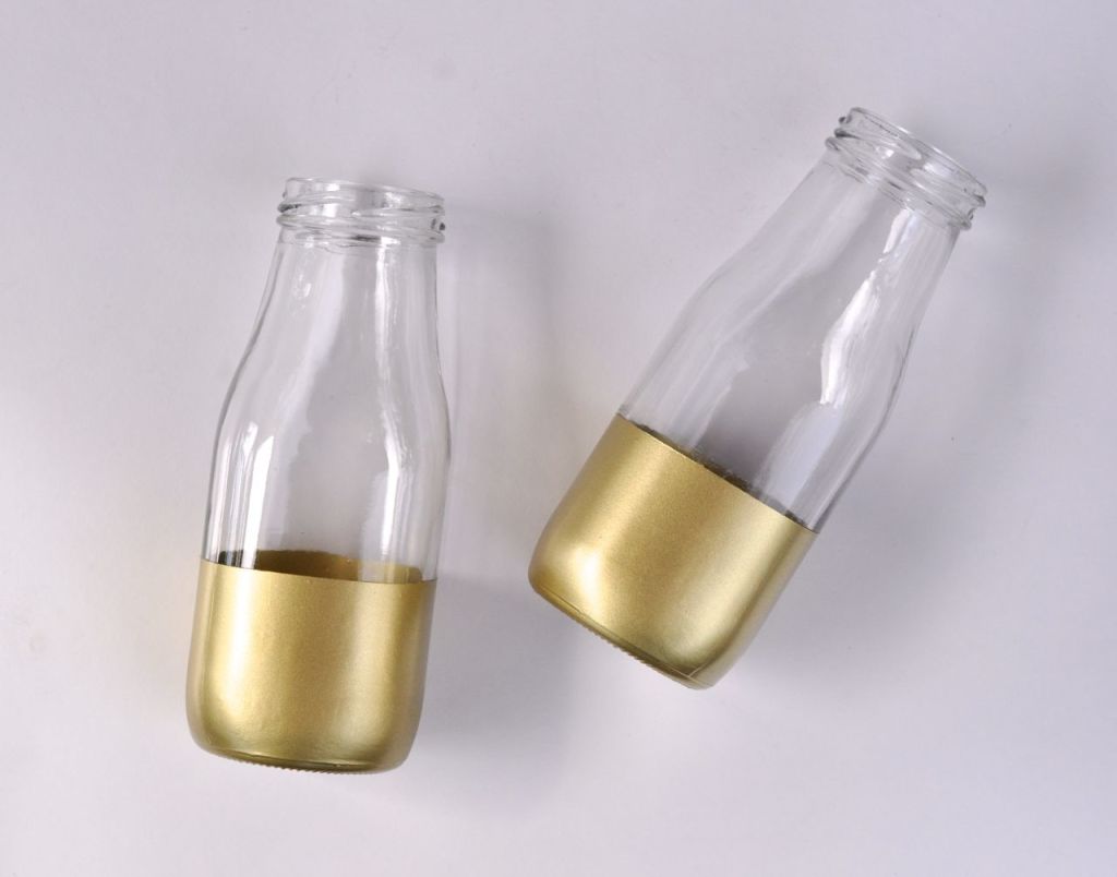 DIY Gold Dipped Vase