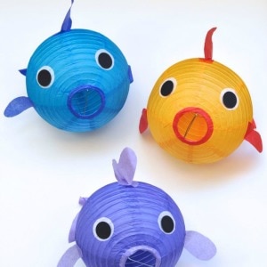 Nautical Paper Lantern Fish DIY