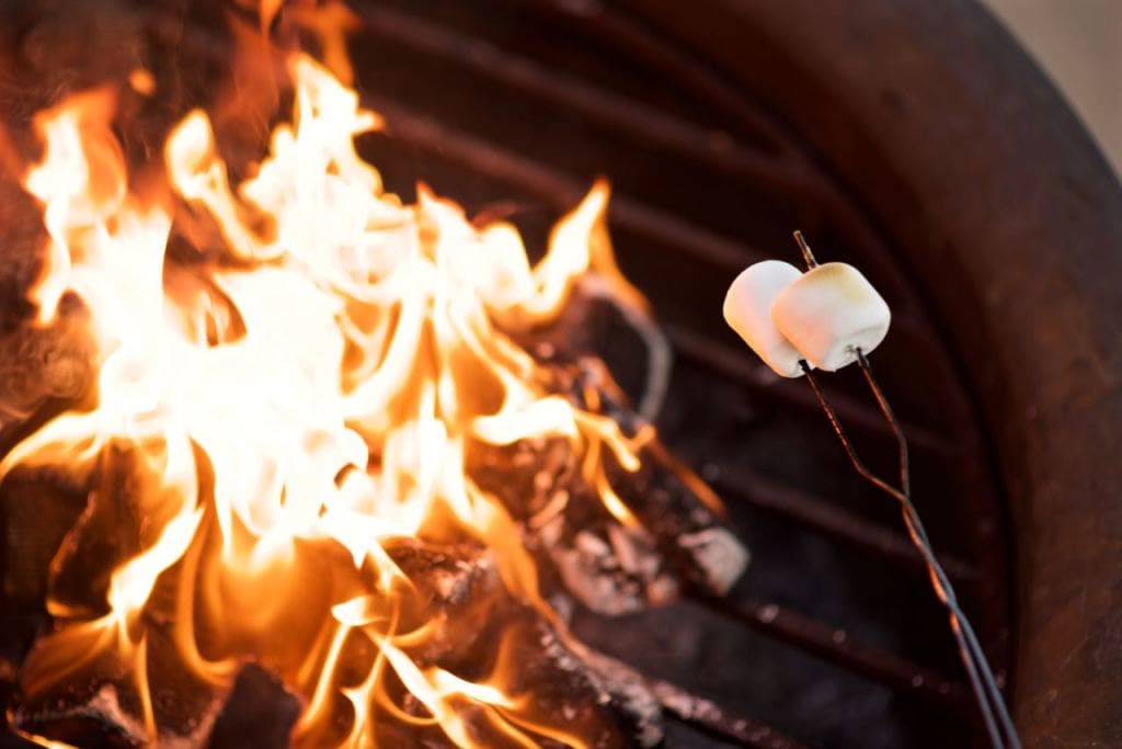 Roasting Marshmallows for S'mores