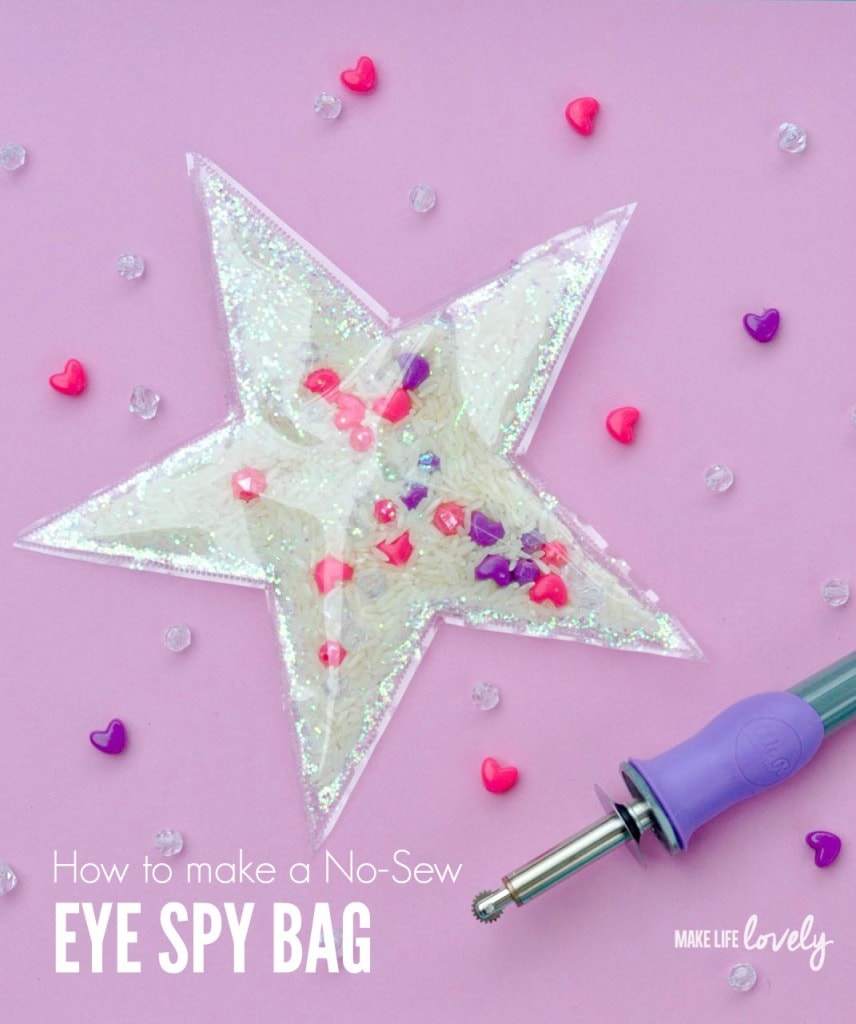 How to make a No-Sew Eye Spy Bag