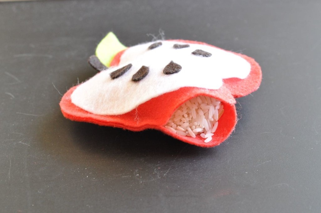 DIY Bean Bag Apple