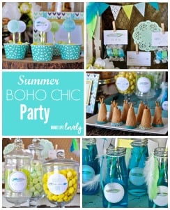 Summer Boho Chic Party by Make Life Lovely