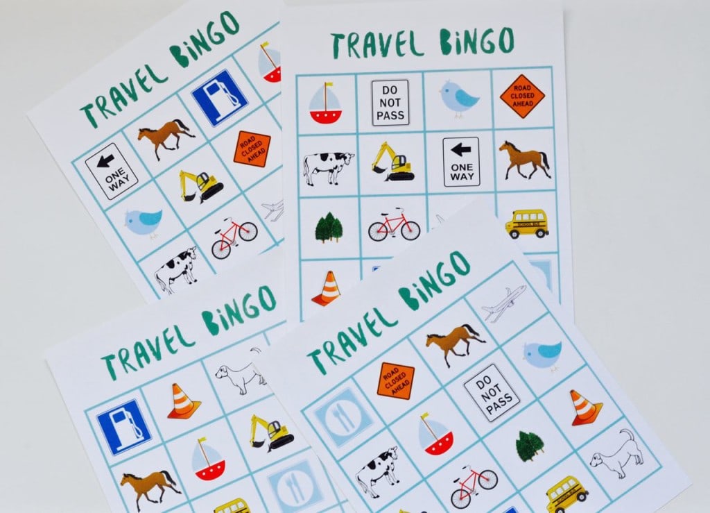 FREE Printable Travel Bingo Game {For Kids}