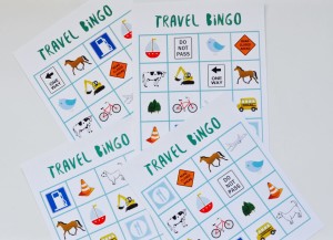 FREE Printable Travel Bingo Game {For Kids}