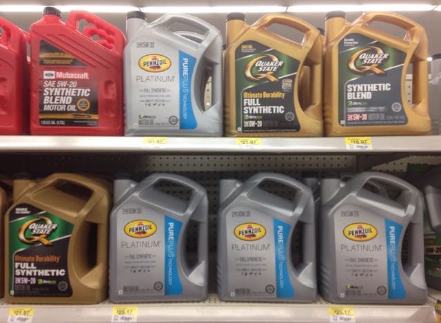Pennzoil at Walmart