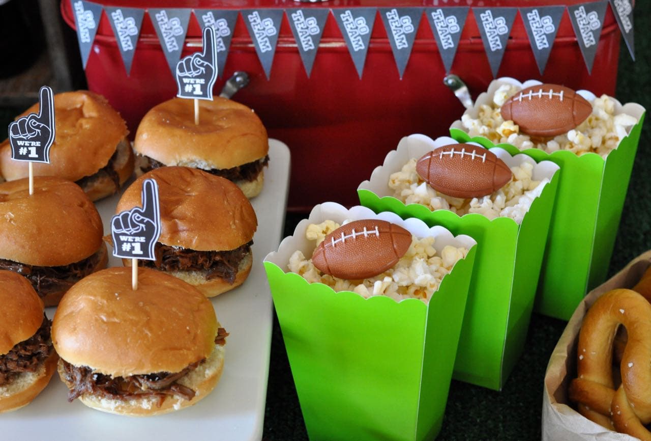 football party tablescape Make Life Lovely