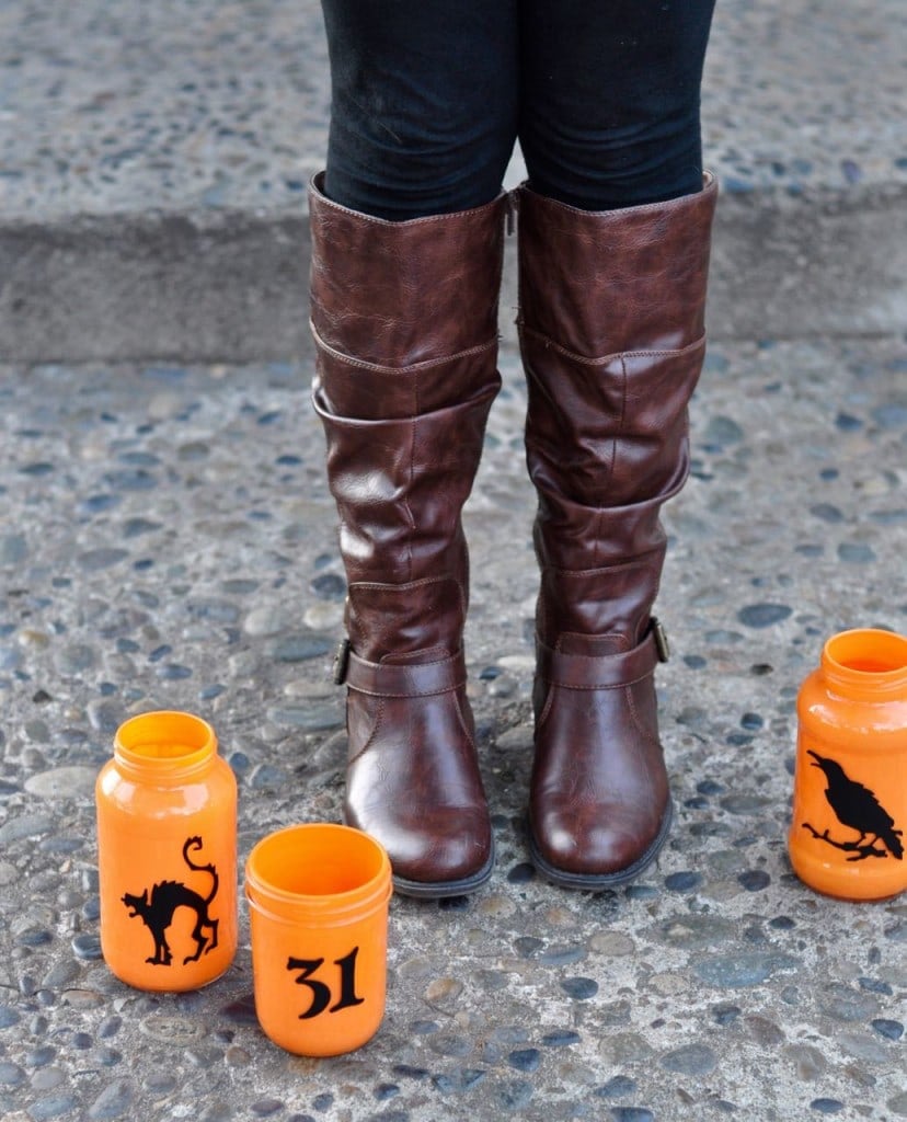DIY Halloween Candles Instructions
