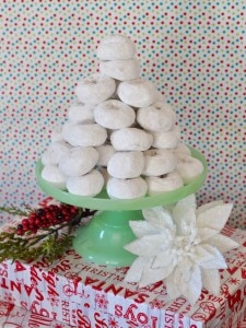 Christmas donut tree