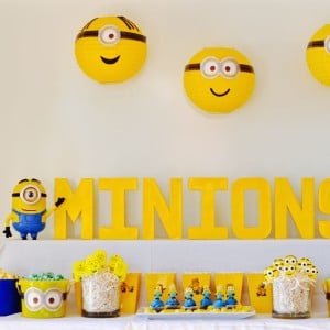 Cute Minions Party with Lots of Ideas!