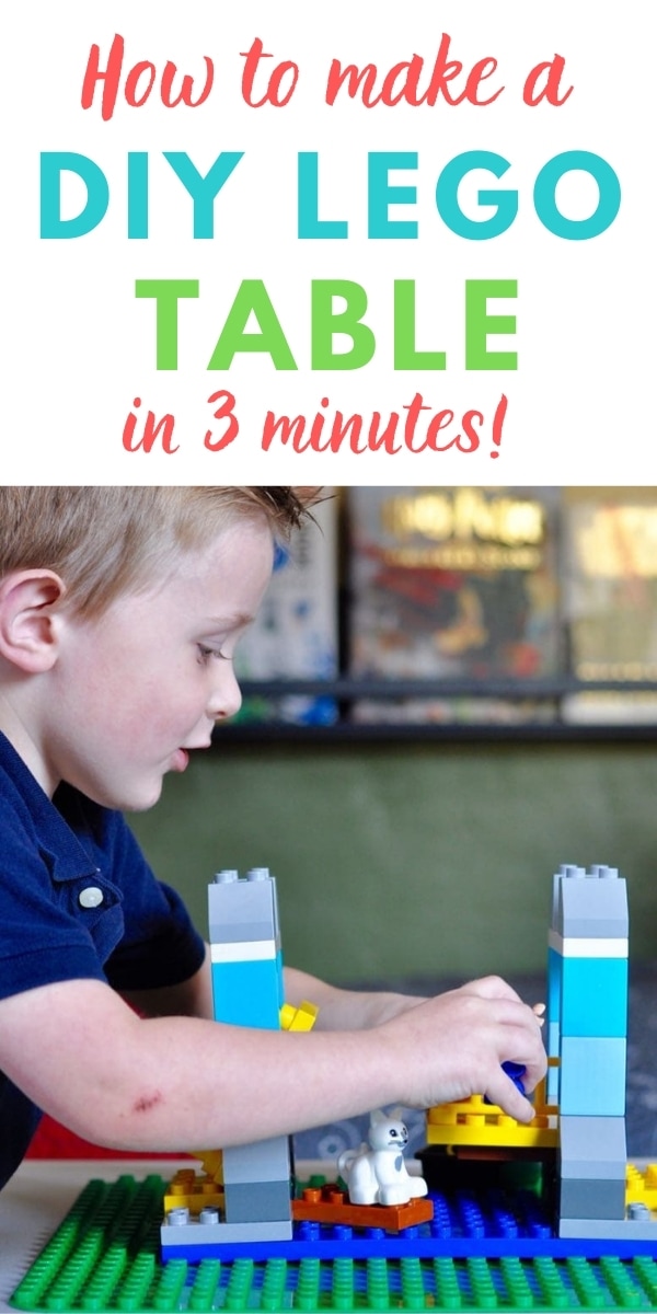 EASY 3-Minute DIY LEGO Table for Kids - Make Life Lovely
