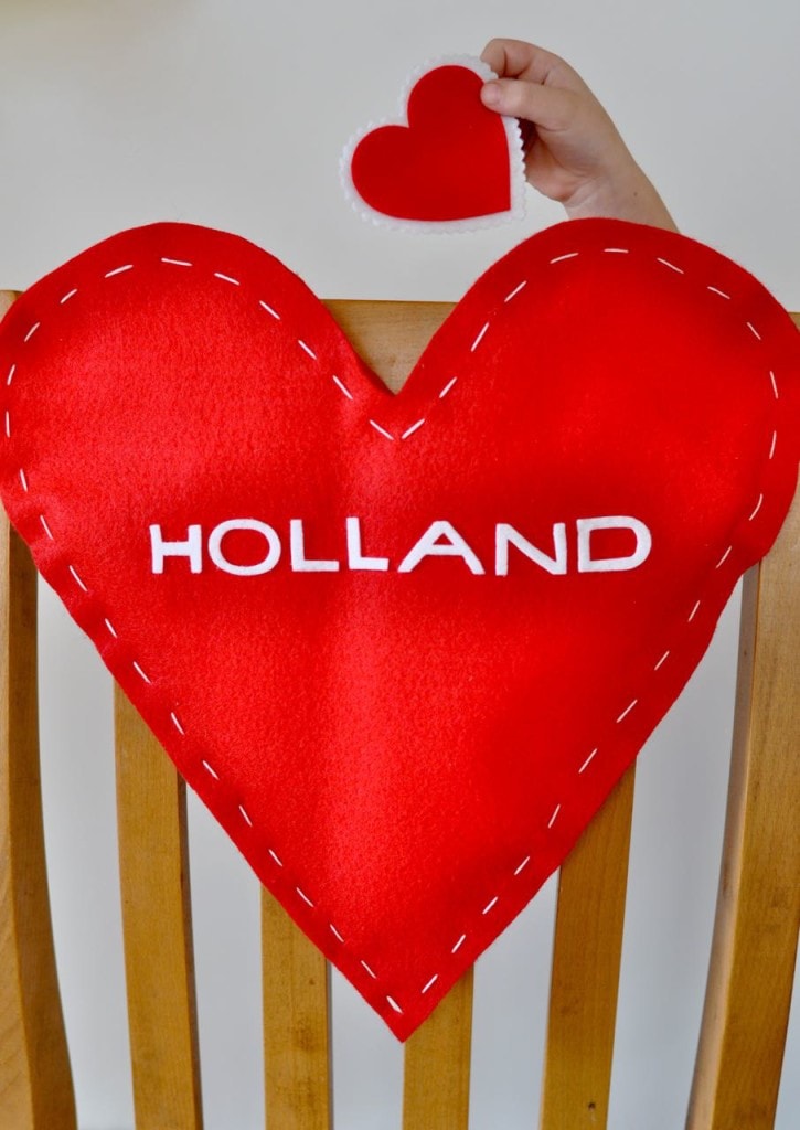 Valentine's Day Chair Cover DIY