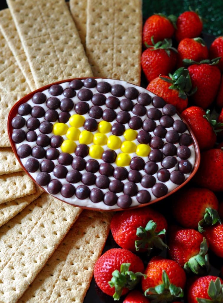 Strawberry Cheesecake Dip for a Super Bowl Party