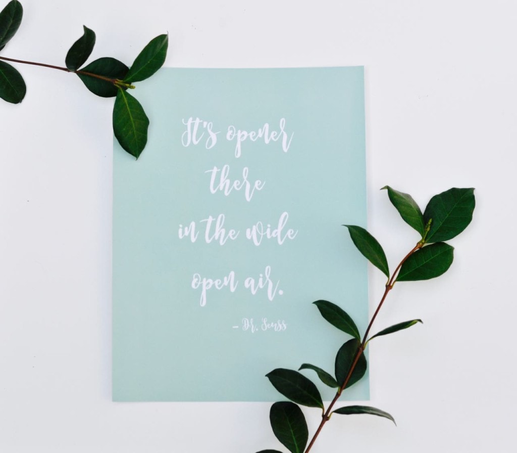 Free Printable Dr Seuss Quotes - Free Printable Dr. Seuss Quote 1024x896 