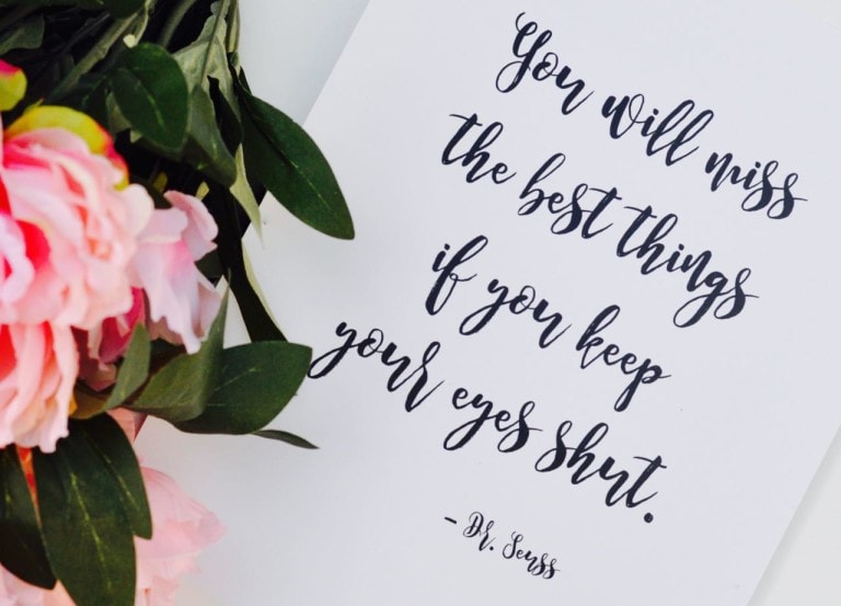 Free Printable Dr. Seuss Quotes - Make Life Lovely