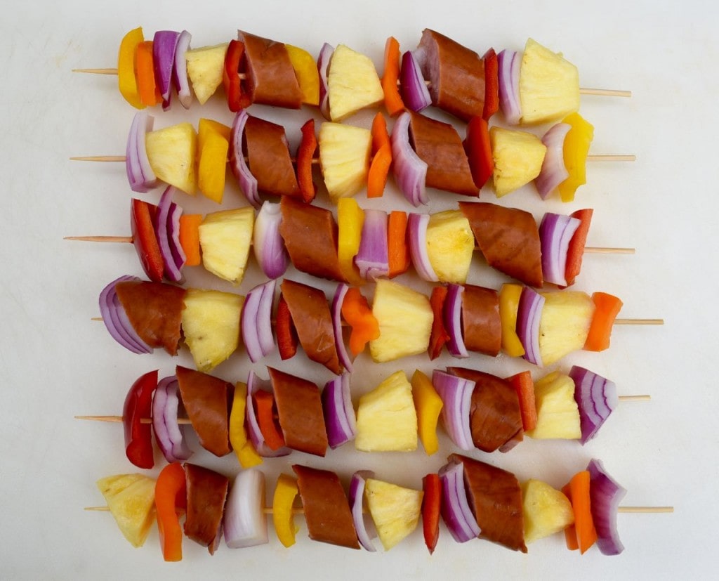 Smoked Sausage Kabobs Make Life Lovely
