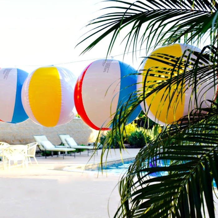 Beach Ball Garland DIY Make Life Lovely