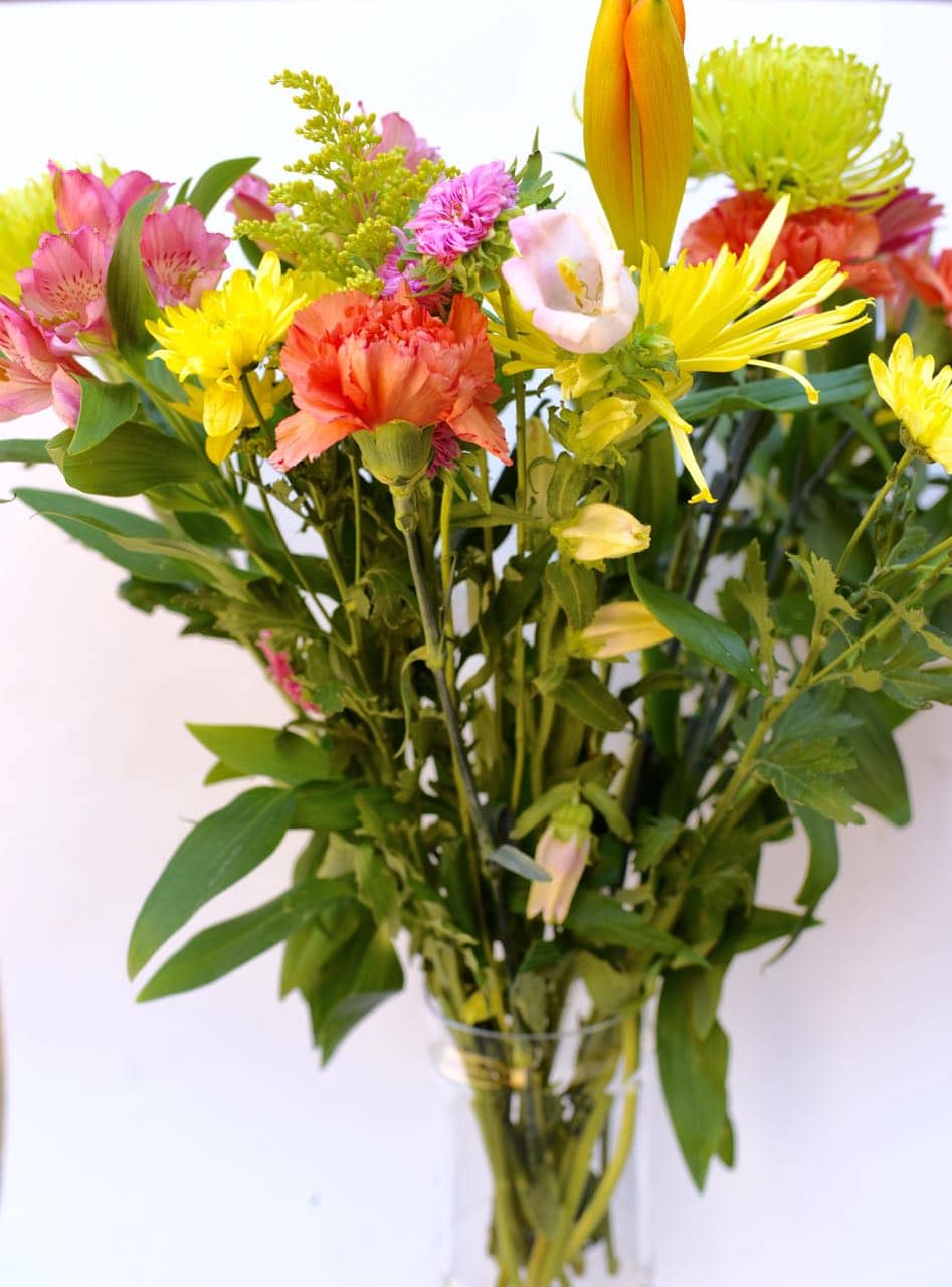 How to make a bouquet from grocery store flowers Make Life Lovely