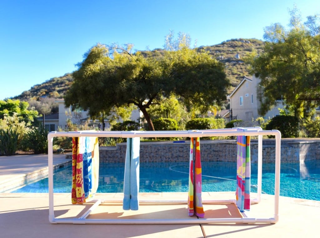 PVC Pipe Towel Holder DIY Make Life Lovely