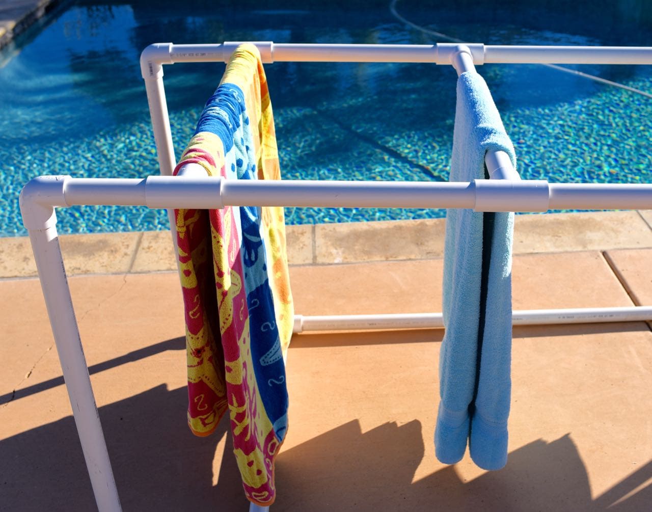 PVC Pipe Towel Holder DIY. 2 Make Life Lovely