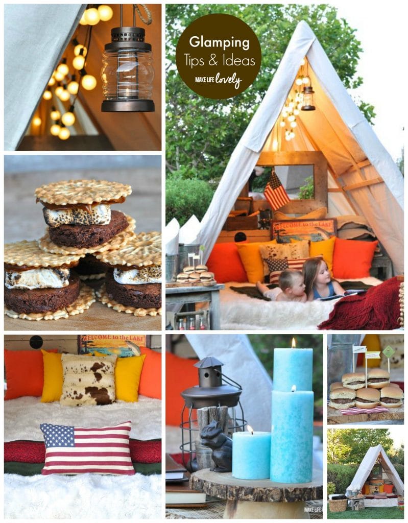 Glamping tips and ideas