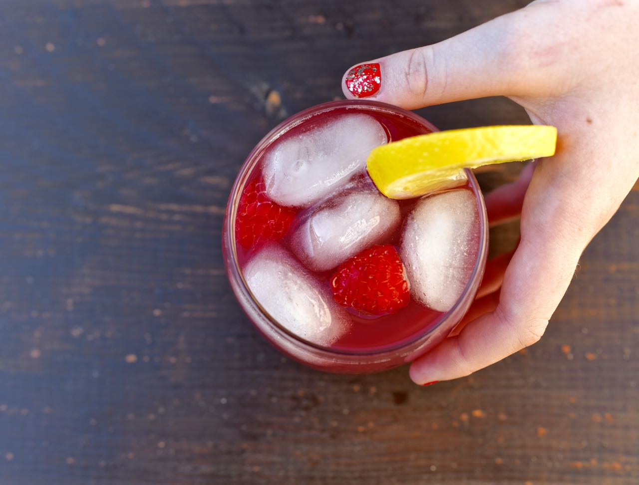 Cranberry Raspberry Lemon Mocktail - Make Life Lovely