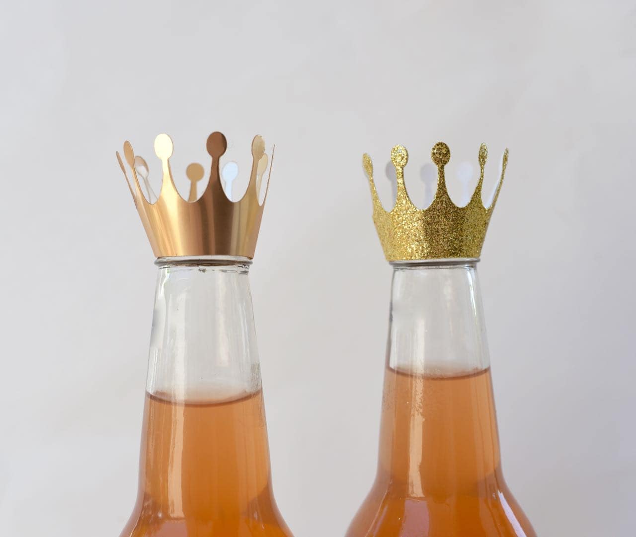 Princess Crown Cupcake Topper + Bottle Topper DIY Make Life Lovely