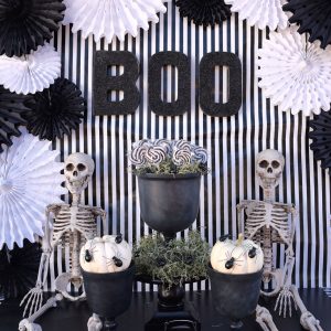 Black and white Halloween party