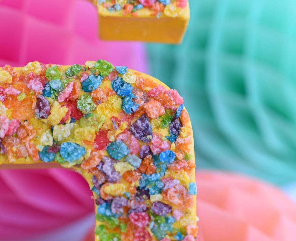 Cardboard letter party decoration