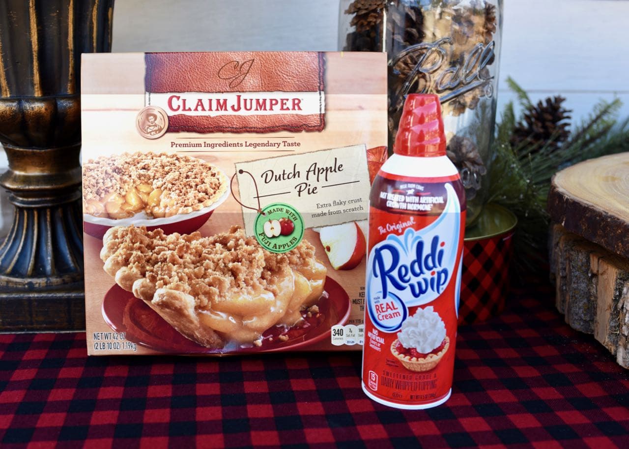 Claim Jumper pie and Reddi wip at a holiday Christmas party Make Life