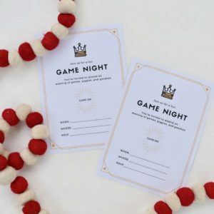 free-game-night-printable-invitation-2 - Make Life Lovely