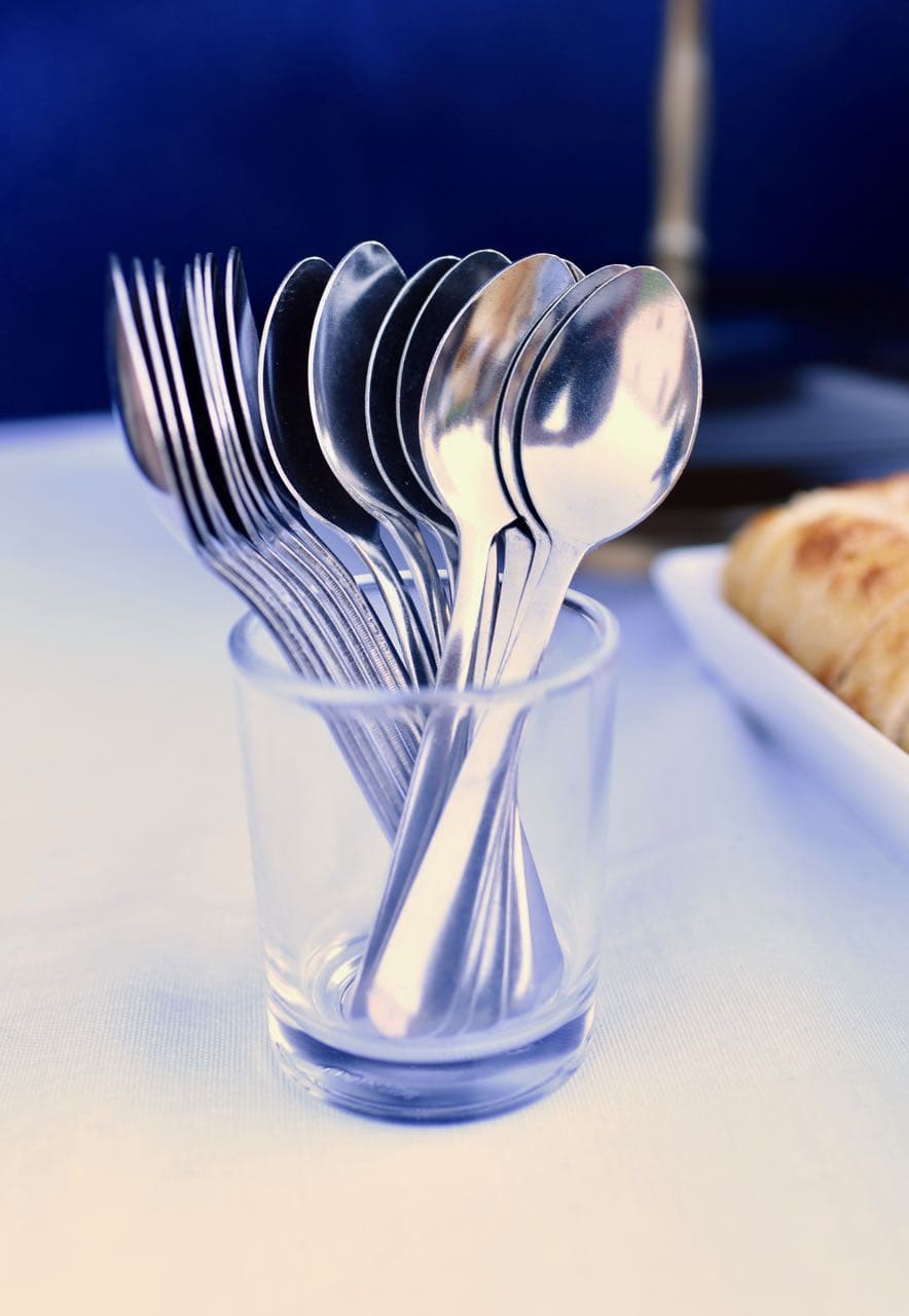 Mini dessert spoons at La La Land party Make Life Lovely