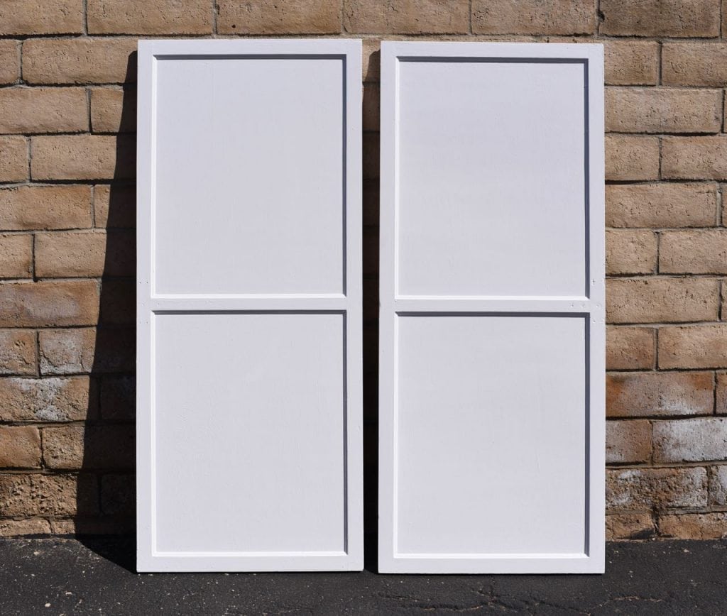 Repaint old closet doors closet makeover